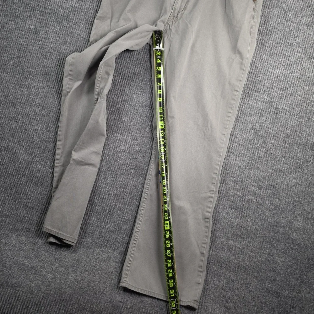 Polo Ralph Lauren Straight 650 Pants Mens 38x32 Gray Cotton Denim Style Y2K Gorp